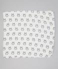 organic cotton muslin swaddling blanket- pandas- 1 pack