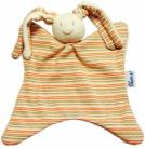Keptin Jr. Comforter Girly Orange  - An organic cloth teething toy