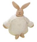 Sckoon Organic Baby White Collection Fat Rabbit Doll ( Stuffing is organic too!)